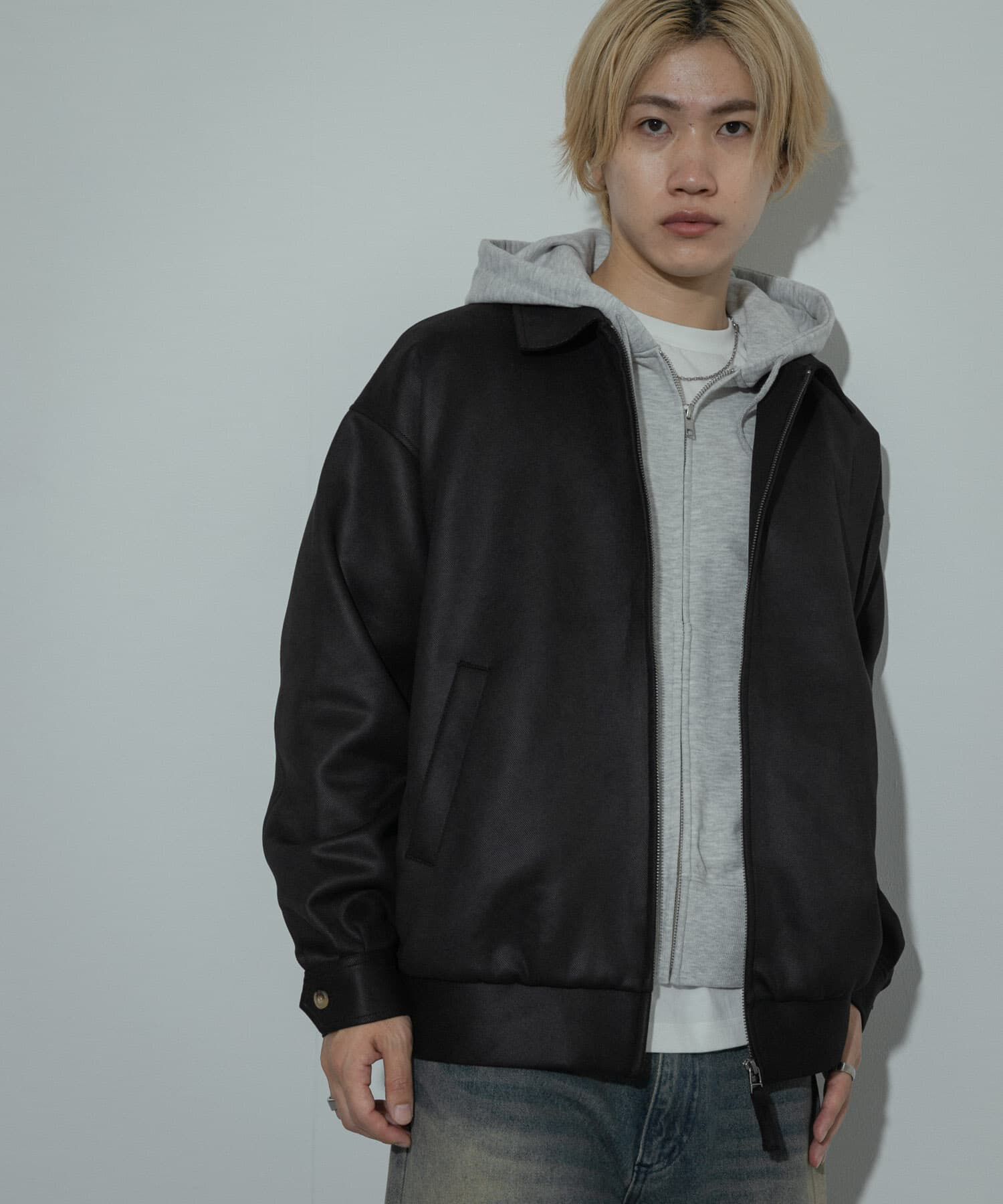 SENSE OF PLACE by URBAN RESEARCH「『ユニセックス』ツイルスエードタッチZIPブルゾン」|ブルゾン・スタジャン|