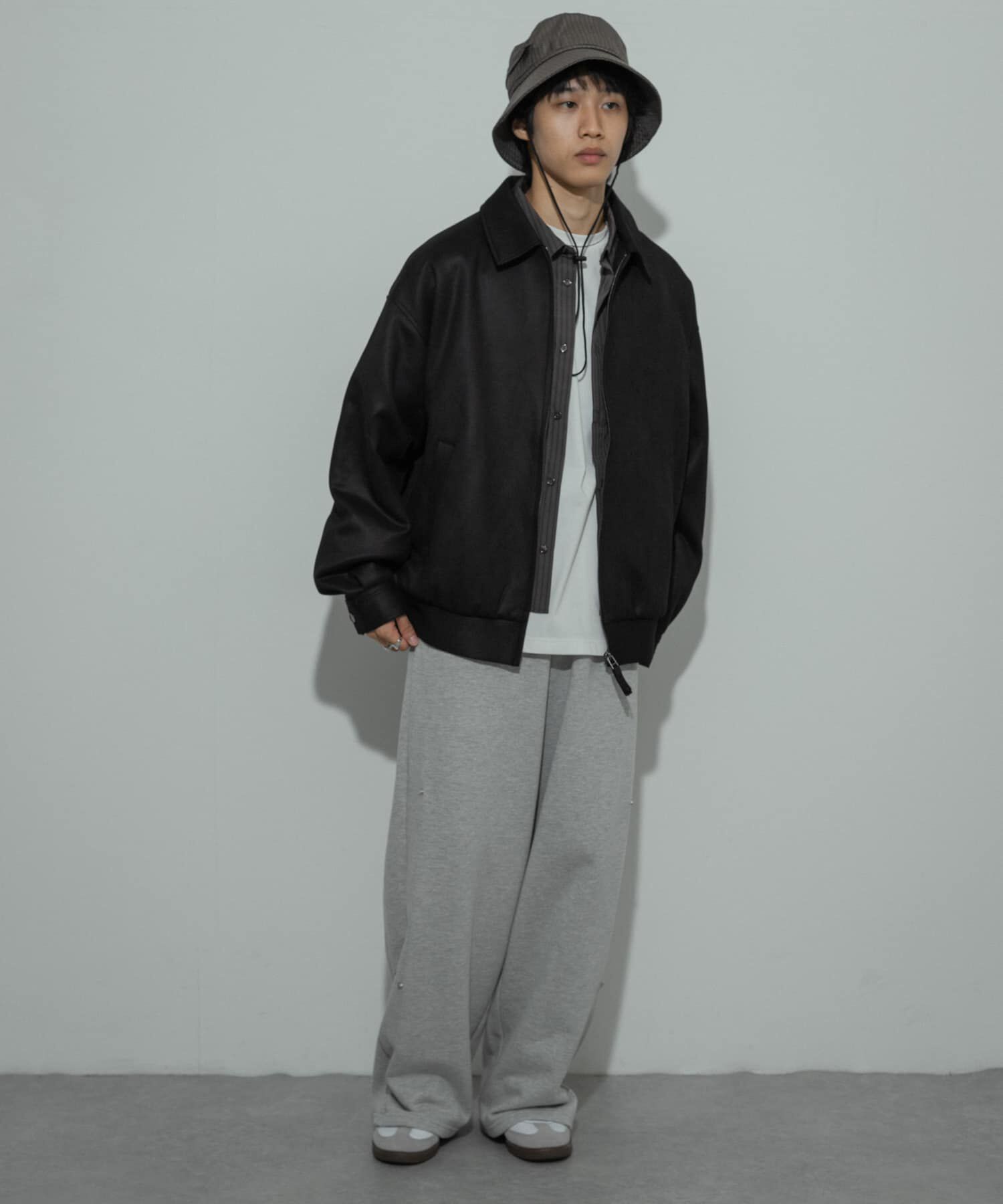 SENSE OF PLACE by URBAN RESEARCH「『ユニセックス』ツイルスエードタッチZIPブルゾン」|ブルゾン・スタジャン|