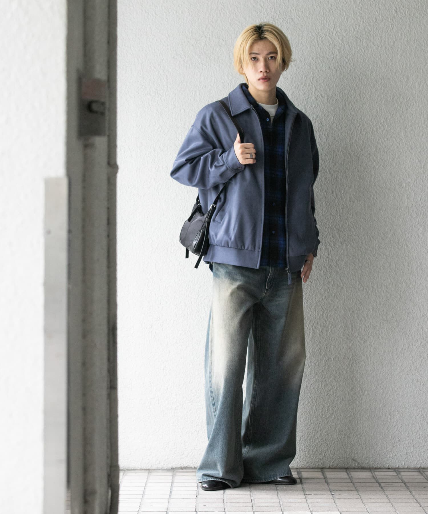 SENSE OF PLACE by URBAN RESEARCH「『ユニセックス』ツイルスエードタッチZIPブルゾン」|ブルゾン・スタジャン|