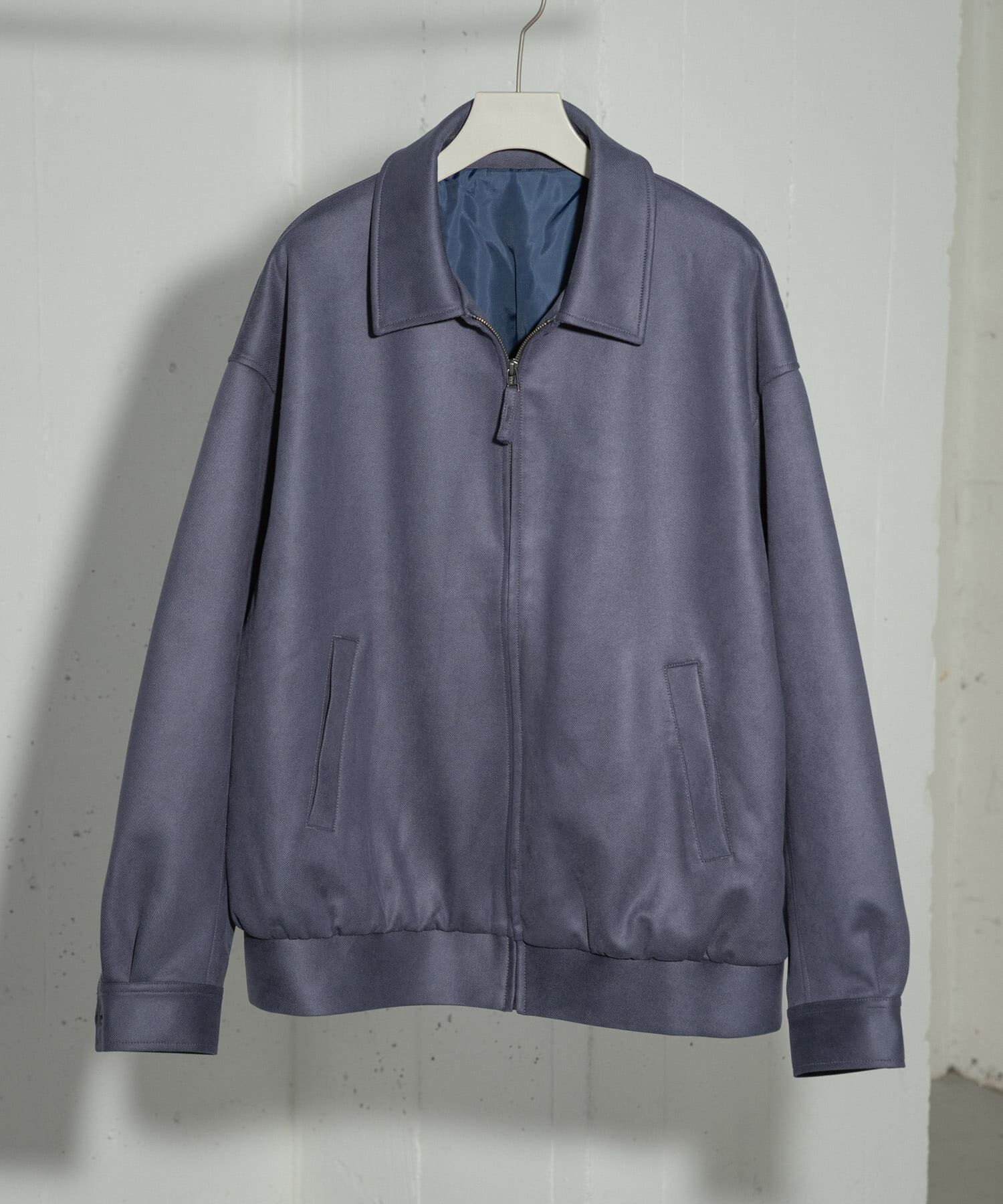 SENSE OF PLACE by URBAN RESEARCH「『ユニセックス』ツイルスエードタッチZIPブルゾン」|ブルゾン・スタジャン|