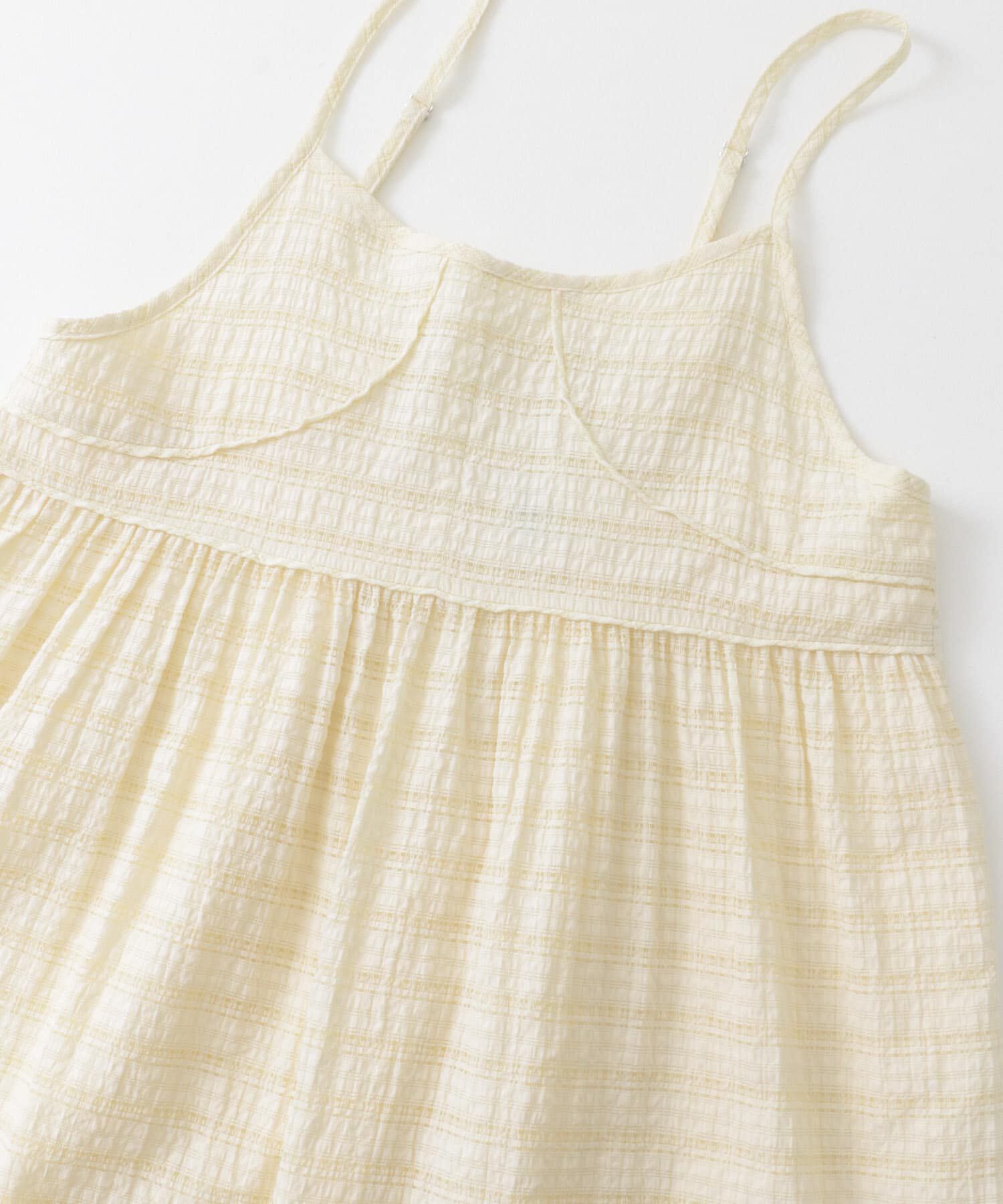 SENSE OF PLACE by URBAN RESEARCH「チェックジャガードキャミワンピース」|ワンピース|