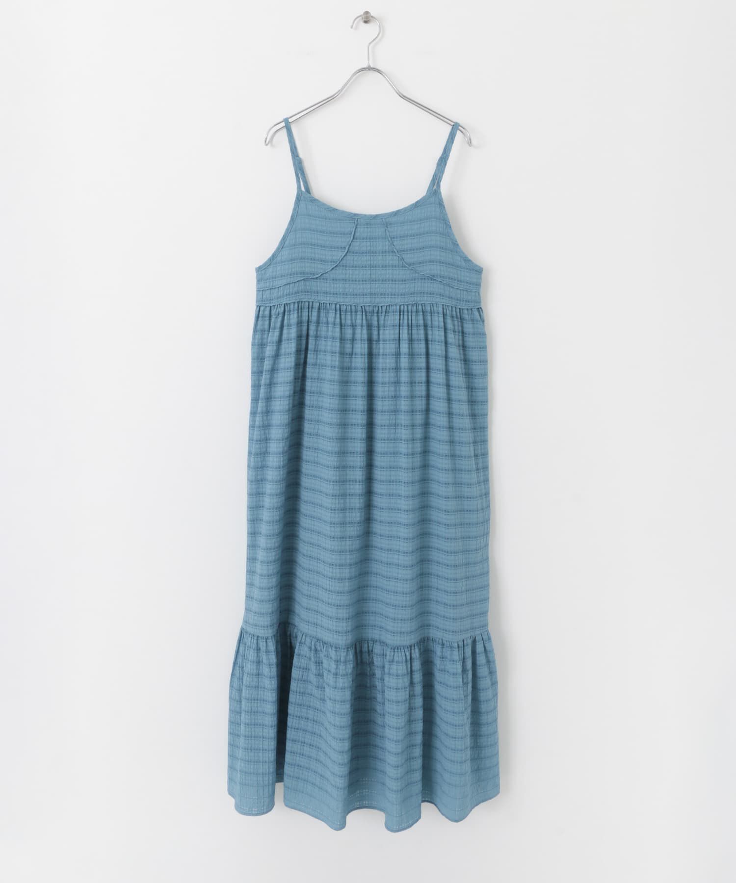 SENSE OF PLACE by URBAN RESEARCH「チェックジャガードキャミワンピース」|ワンピース|