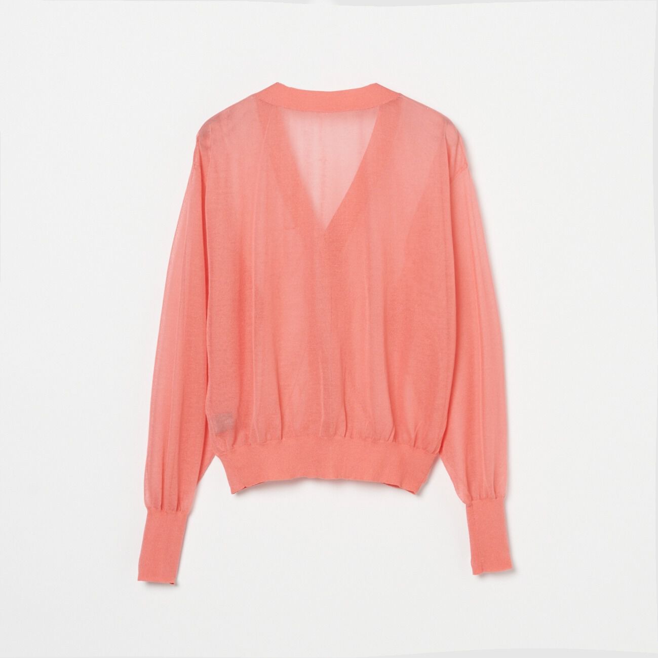 HELIOPOLE「HELIOPOLE SHEER  V NECK CARDIGAN」|ニット・セーター|