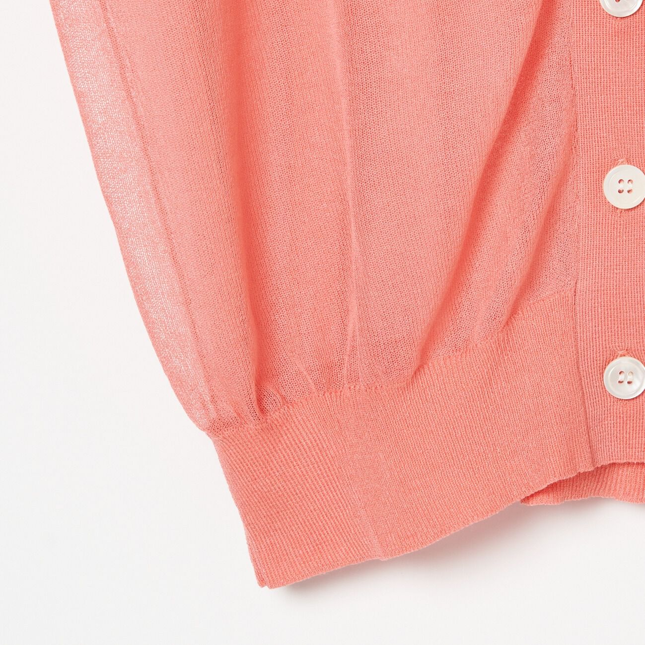 HELIOPOLE「HELIOPOLE SHEER  V NECK CARDIGAN」|ニット・セーター|