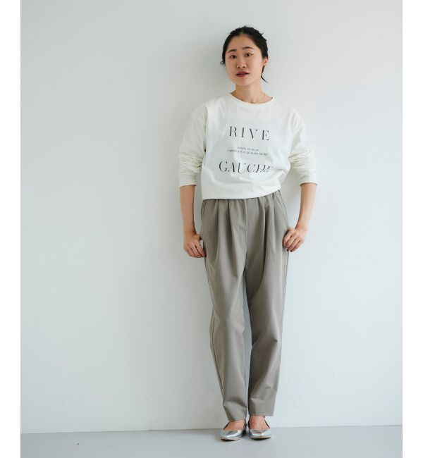 le.coeur blanc「タックテーパードパンツ」|その他|