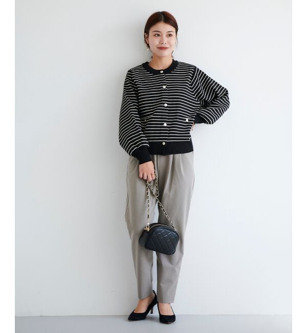 le.coeur blanc「タックテーパードパンツ」|その他|