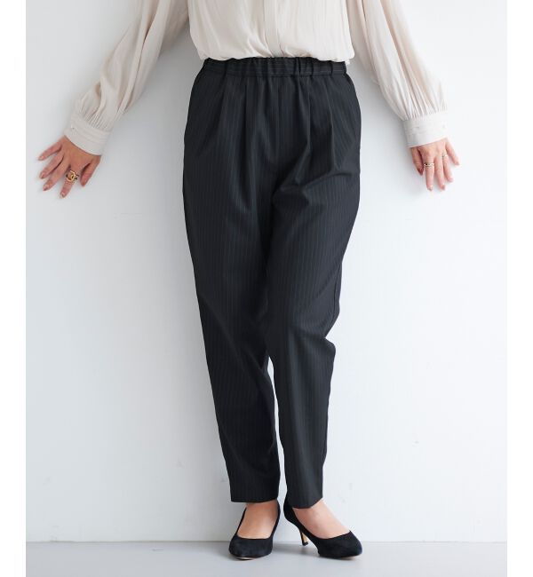 le.coeur blanc「タックテーパードパンツ」|その他|