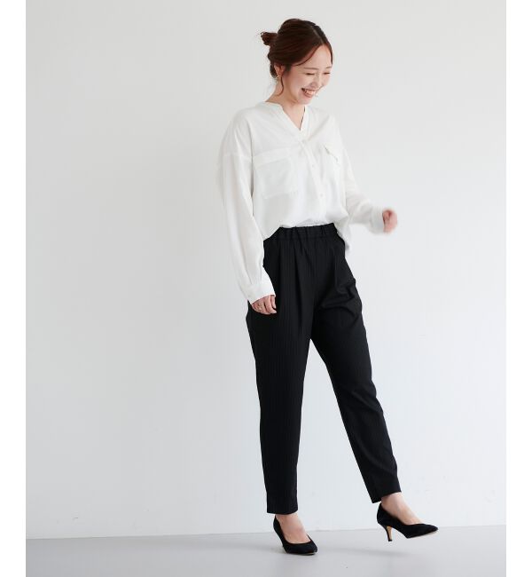 le.coeur blanc「タックテーパードパンツ」|その他|