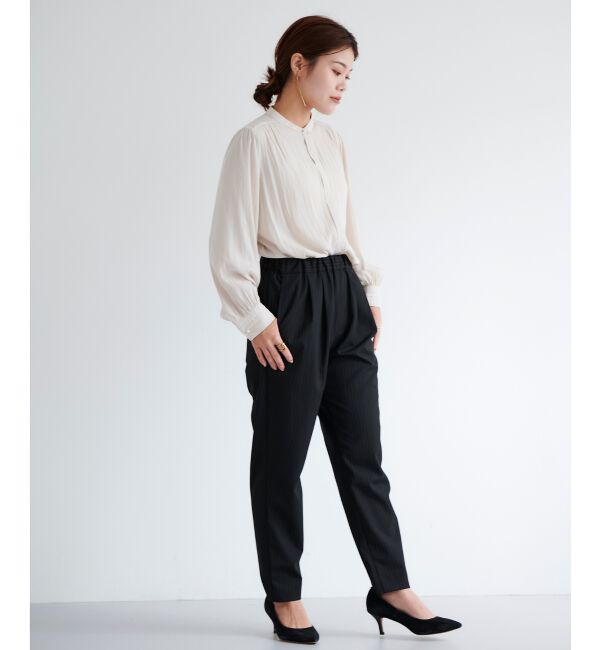 le.coeur blanc「タックテーパードパンツ」|その他|