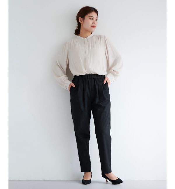 le.coeur blanc「タックテーパードパンツ」|その他|