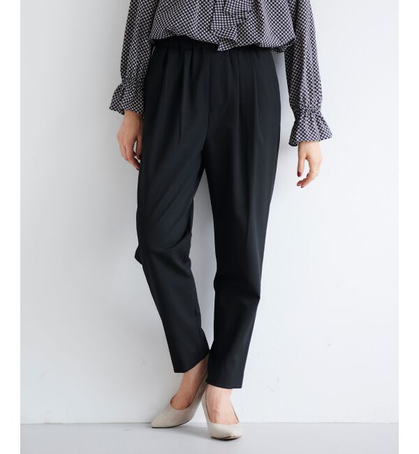 le.coeur blanc「タックテーパードパンツ」|その他|