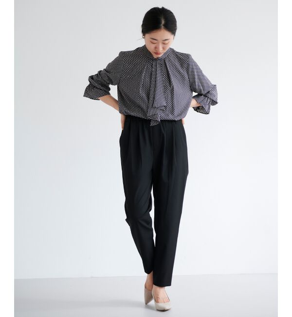 le.coeur blanc「タックテーパードパンツ」|その他|