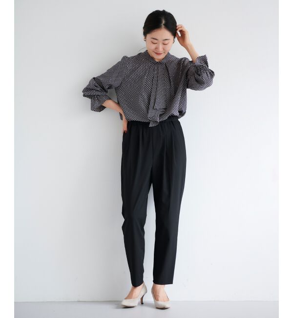 le.coeur blanc「タックテーパードパンツ」|その他|