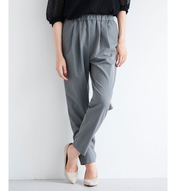 le.coeur blanc「タックテーパードパンツ」|その他|