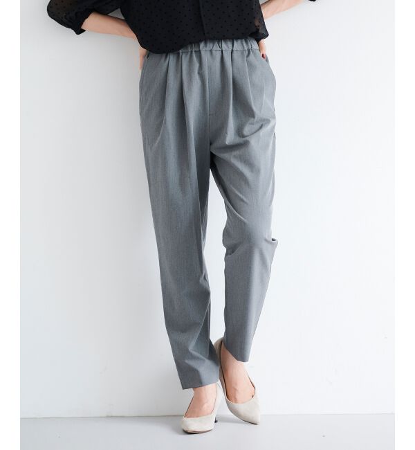 le.coeur blanc「タックテーパードパンツ」|その他|