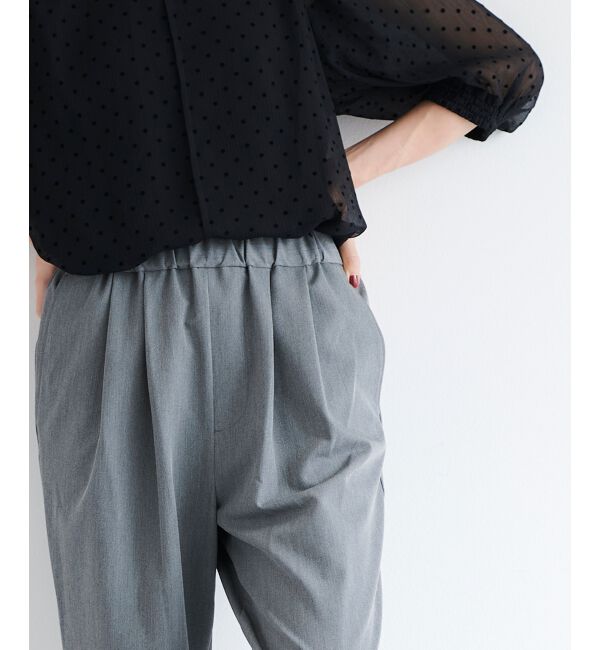 le.coeur blanc「タックテーパードパンツ」|その他|