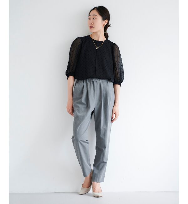 le.coeur blanc「タックテーパードパンツ」|その他|