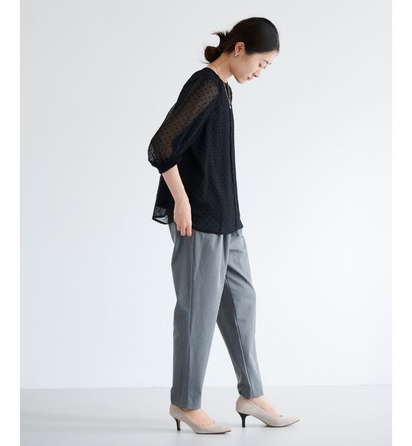 le.coeur blanc「タックテーパードパンツ」|その他|