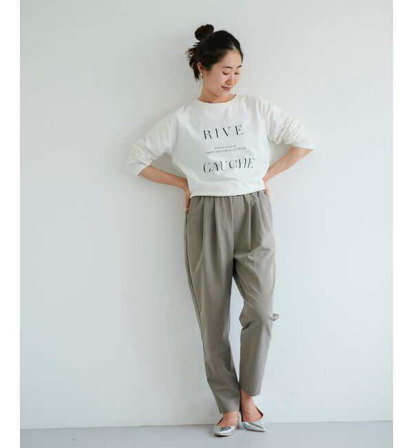 le.coeur blanc「タックテーパードパンツ」|その他|