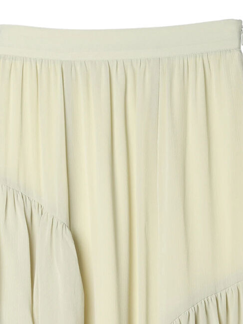 earth music&ecology「シアー楊柳アシメティアードスカート」|スカート|