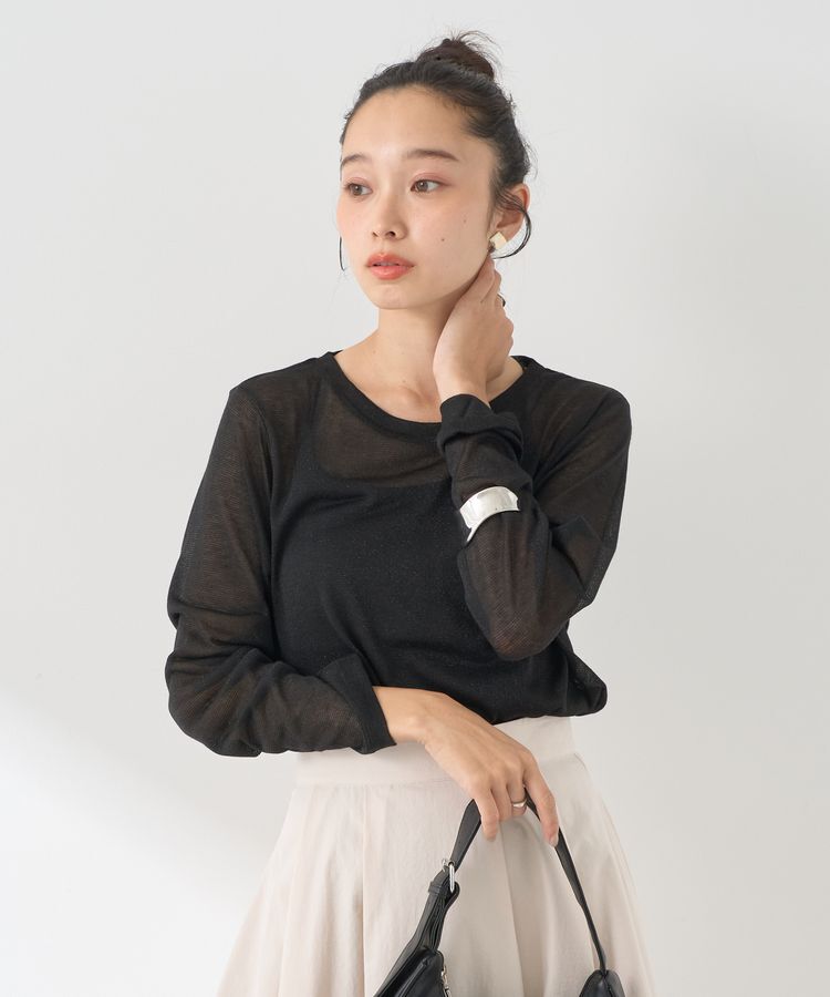 earth music&ecology「ラメシアープルオーバー」|Tシャツ・カットソー|