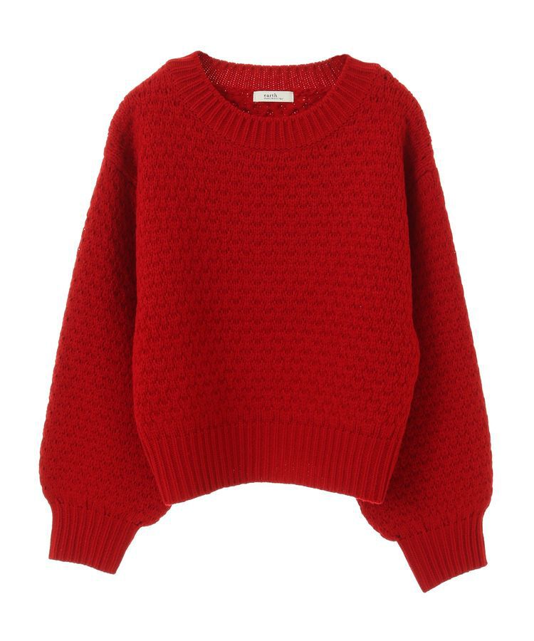 earth music&ecology「ポコポコジャガードニットプルオーバー」|ニット・セーター|