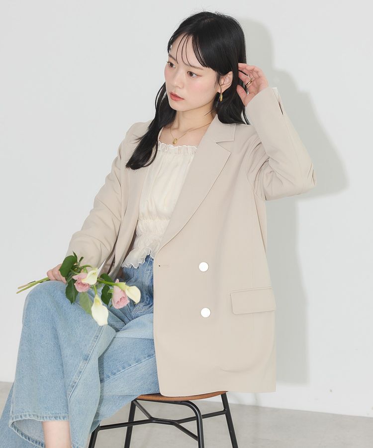 earth music&ecology「ダブルテーラードジャケット」|テーラードジャケット|