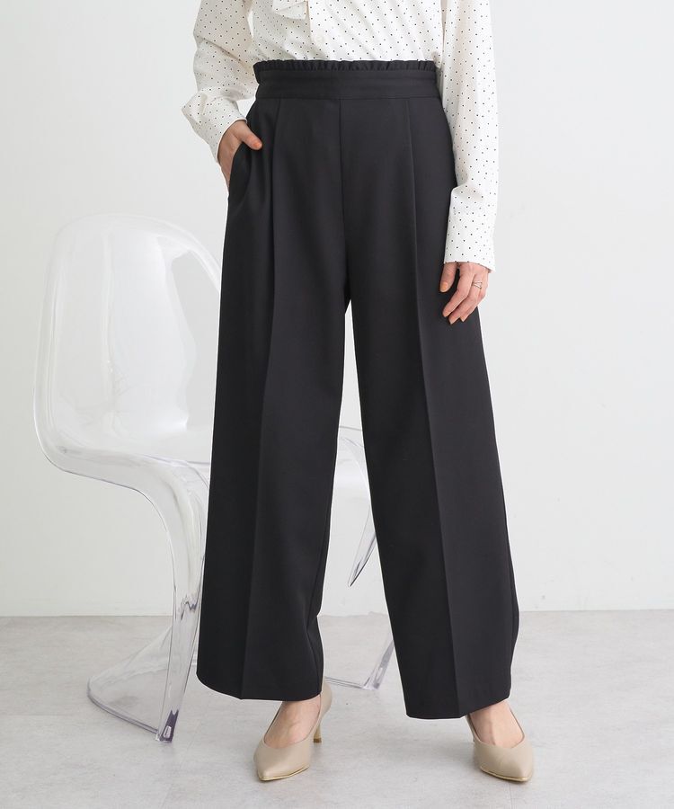 earth music&ecology「ウエストフリルワイドパンツ」|その他|