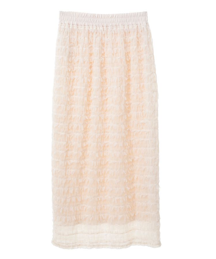 earth music&ecology「フェザーナロースカート」|タイト|