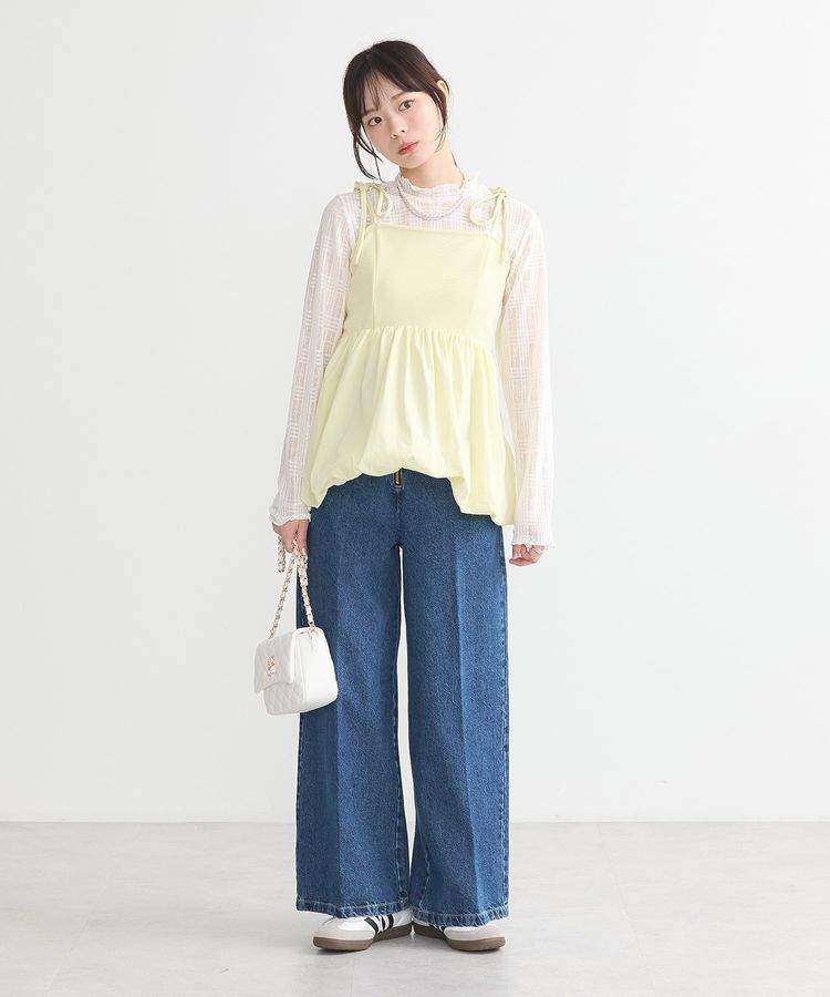 earth music&ecology「バルーンキャミチュニック」|チュニック|