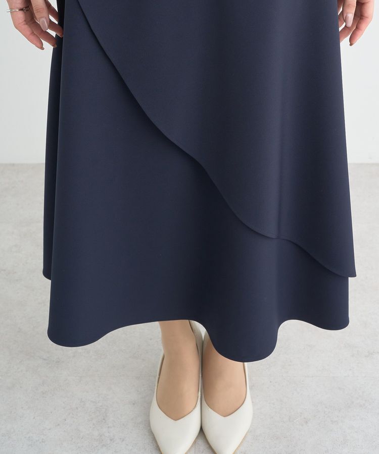 earth music&ecology「ベルト付きアシンメトリースカート」|フレア|