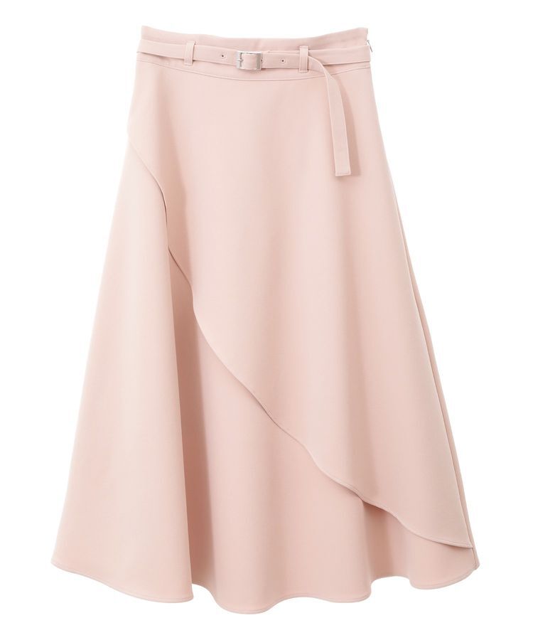 earth music&ecology「ベルト付きアシンメトリースカート」|フレア|