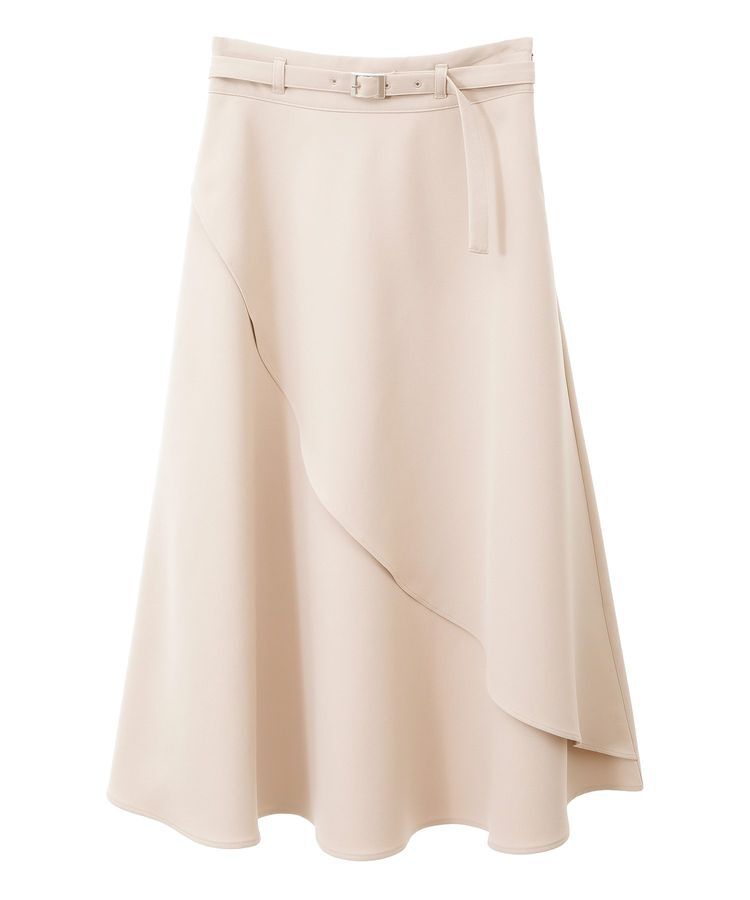 earth music&ecology「ベルト付きアシンメトリースカート」|フレア|
