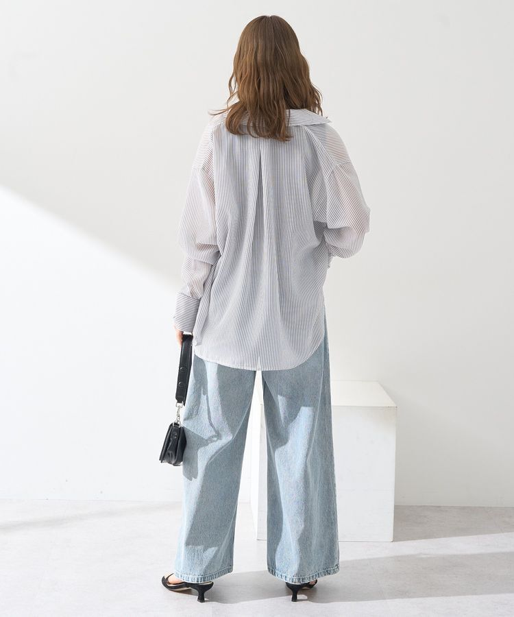 earth music&ecology「シアーストライプシャツ」|シャツ・ブラウス|