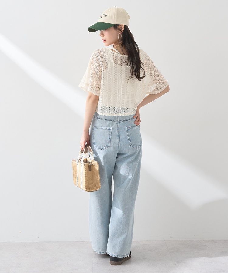 earth music&ecology「SET2点レースカーディガン＋レイヤードインナー」|カーディガン|