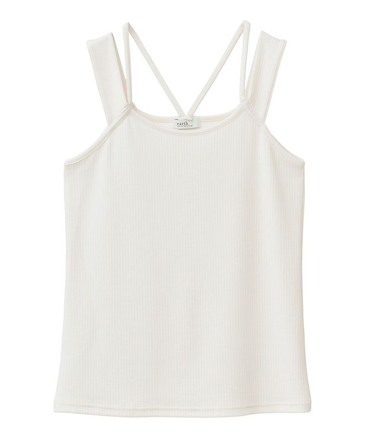 earth music&ecology「SET2点レースカーディガン＋レイヤードインナー」|カーディガン|