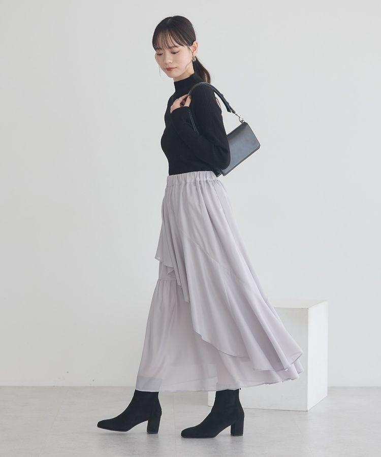 earth music&ecology「ハイネックリブニットプルオーバー」|ニット・セーター|