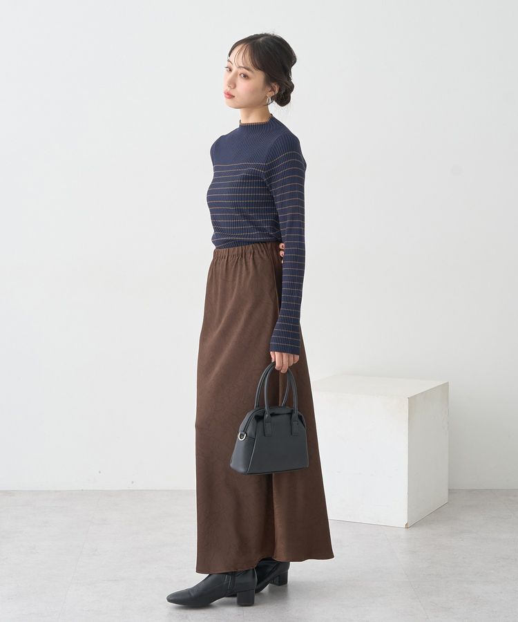 earth music&ecology「ハイネックリブニットプルオーバー」|ニット・セーター|