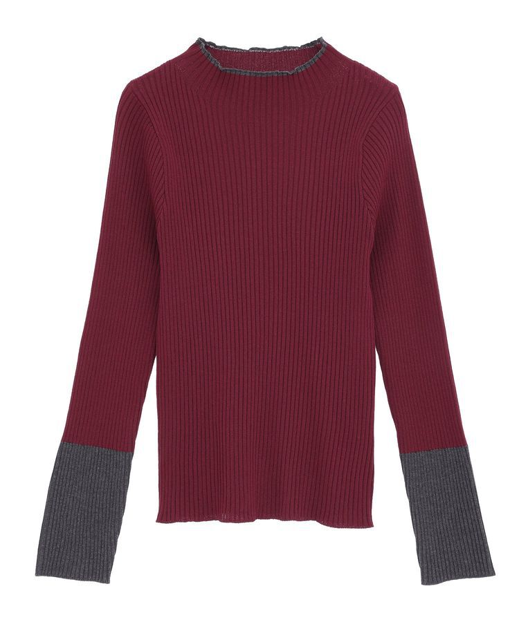 earth music&ecology「ハイネックリブニットプルオーバー」|ニット・セーター|