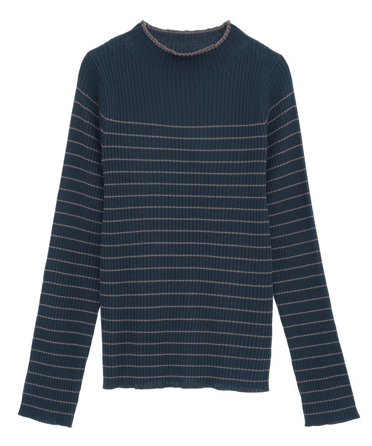 earth music&ecology「ハイネックリブニットプルオーバー」|ニット・セーター|