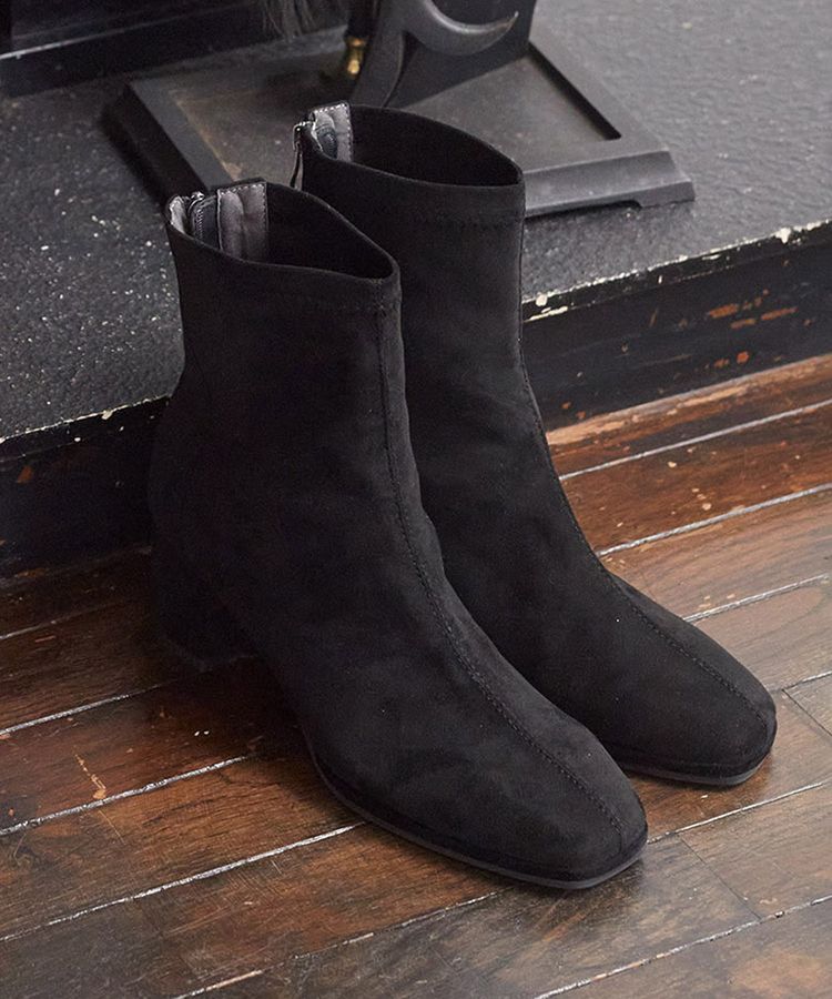 earth music&ecology「ORiental TRaffic フェイクスエードショートブーツ」|ショートブーツ|