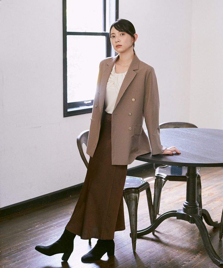 earth music&ecology「リボンライクドレーププルオーバー」|Tシャツ・カットソー|