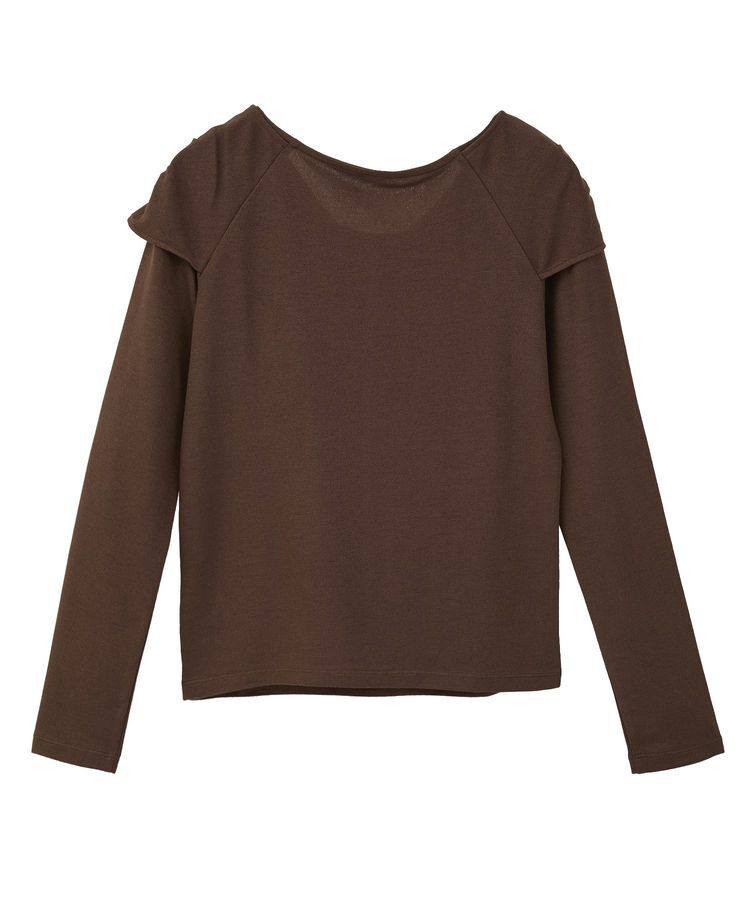 earth music&ecology「リボンライクドレーププルオーバー」|Tシャツ・カットソー|