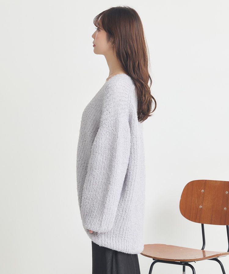 earth music&ecology「スパンコールブークレカーディガン」|カーディガン|