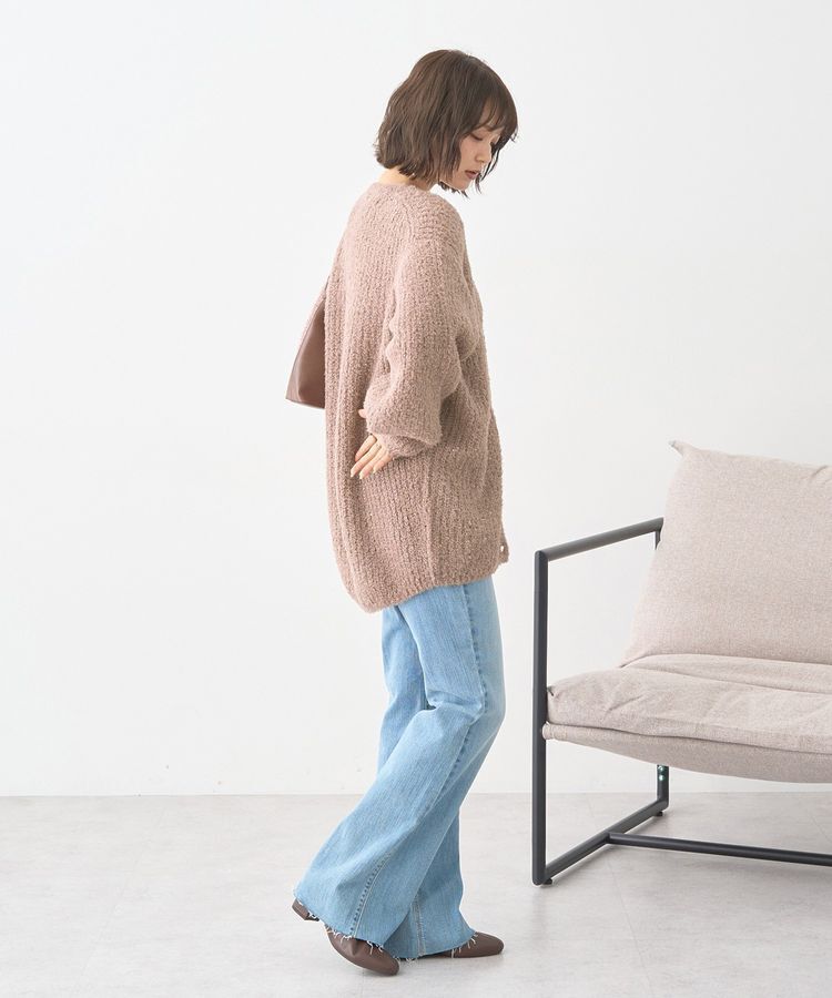 earth music&ecology「スパンコールブークレカーディガン」|カーディガン|