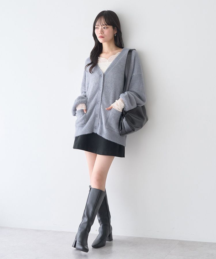 earth music&ecology「あったかフェミニンインナー(2wayネック)」|Tシャツ・カットソー|