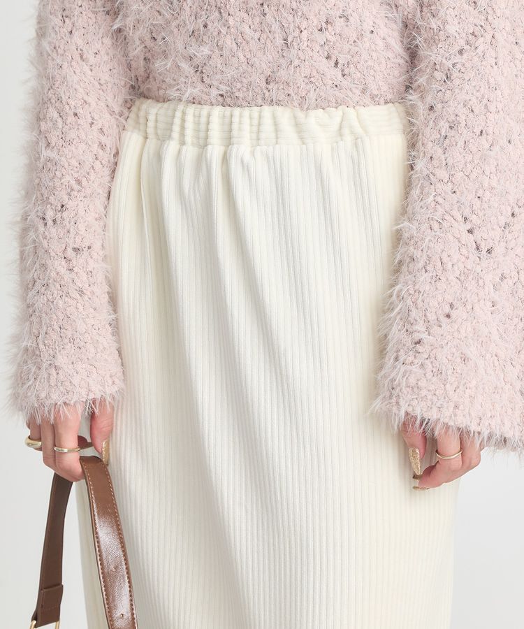 earth music&ecology「コーデュロイナロースカート」|タイト|