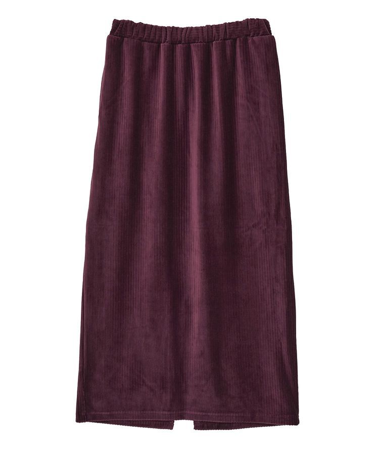 earth music&ecology「コーデュロイナロースカート」|タイト|