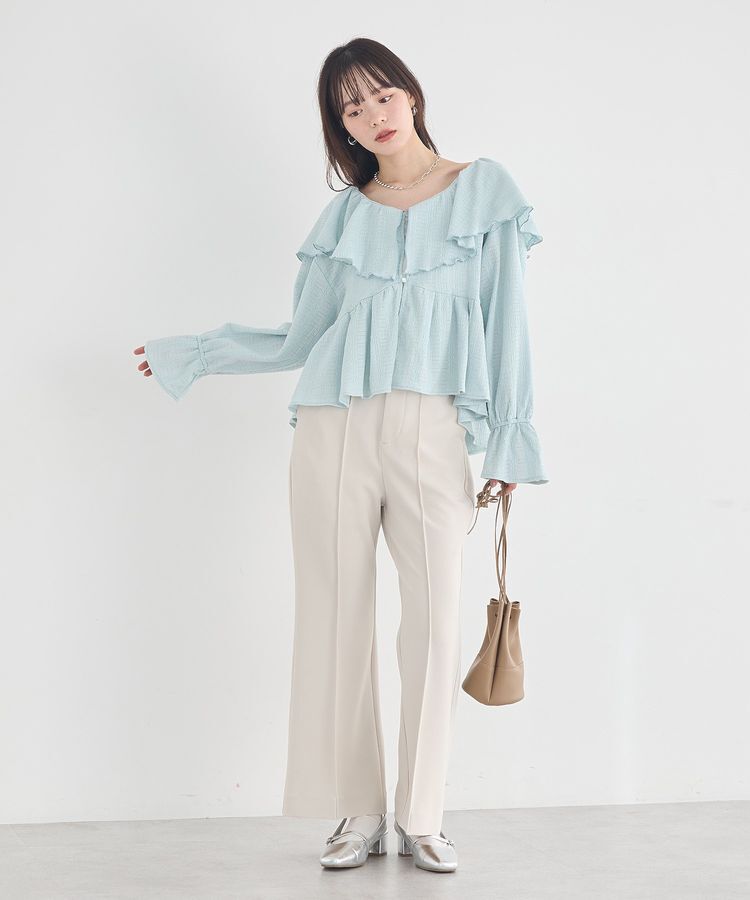 earth music&ecology「センターシームフレアパンツ」|その他|