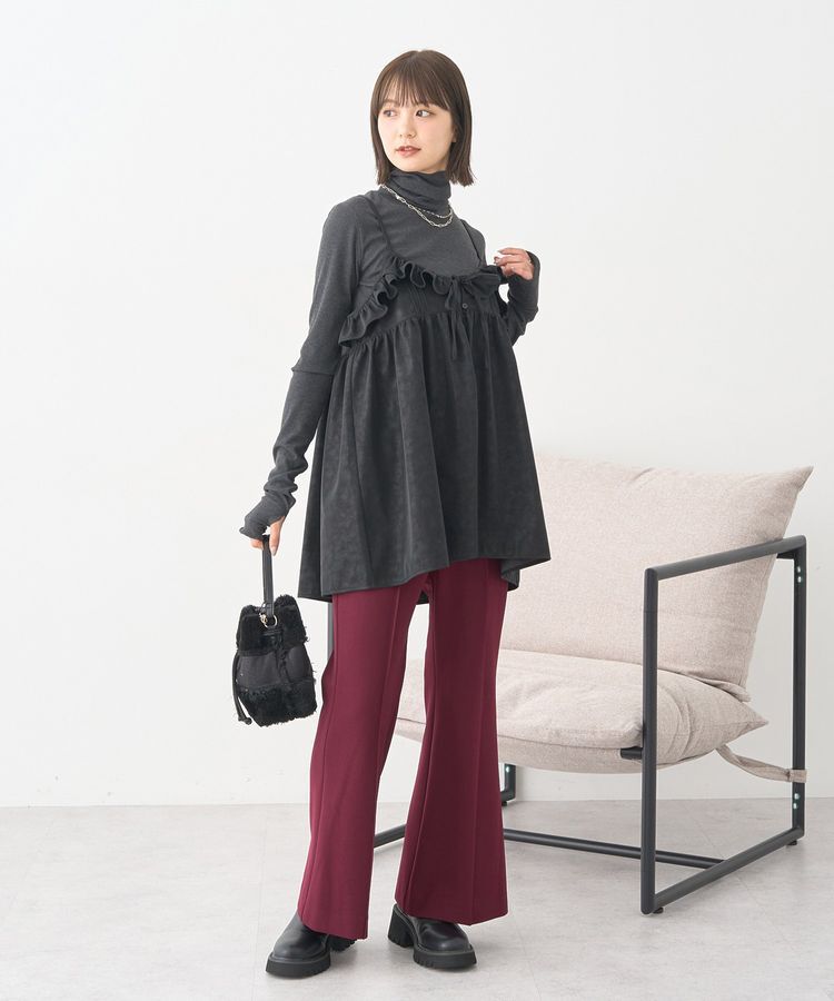 earth music&ecology「センターシームフレアパンツ」|その他|